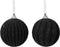 Kerstbal foam d8 cm zwart a2 kerst