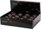 Kerstbal foam d8 cm zwarte truffel
