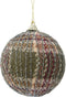 Kerstbal foam d8cm mosgroen