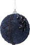 Kerstbal foam d8cm nachtblauw