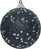 Kerstbal foam d8cm nachtblauw