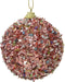 Kerstbal foam d8cm roze