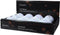 Kerstbal foam d8l8 cm wit/kleur(en)