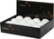 Kerstbal foam d8l8h8 cm winterwit I