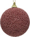 Kerstbal foam kraal d8 cm v.roze