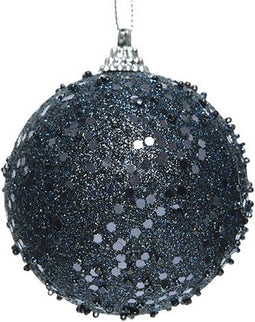 Kerstbal Foam - Nachtblauw