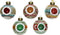 Kerstbal glas antiek d6 cm assorti