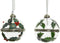 Kerstbal glas cadeau deco d6 cm assorti