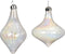 Kerstbal glas d10h13.5 cm helder a2