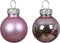 Kerstbal glas d2.5 cm fris lila 24st