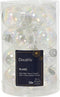 Kerstbal glas d3.5 cm trnsp/irs 16st