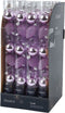 Kerstbal glas d3 cm fris lila 9st I