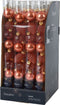 Kerstbal glas d3 cm pompoen 9st I