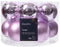 Kerstbal glas d5 cm fris lila 12st