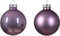 Kerstbal glas d5 cm klila ass 12st kerst
