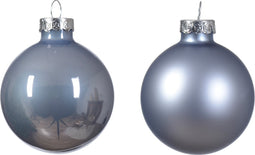 Kerstbal glas d5 cm mblw ass 12st kerst