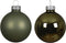 Kerstbal glas d5 cm rosemarijn 12st