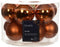 Kerstbal glas d5 cm warme cider 12st