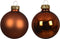 Kerstbal glas d5 cm warme cider 12st
