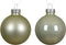 Kerstbal glas d5 cm wit mint 12st