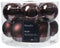 Kerstbal glas d5 cm z.trffl 12st