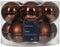 Kerstbal glas d6 cm esprss ass 10st kerst