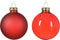 Kerstbal glas d6 cm kerstrood 6st kerst