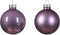 Kerstbal glas d6 cm klila ass 10st kerst