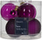 Kerstbal glas d6 cm violet 6st kerst