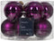 Kerstbal glas d6 cm violet ass 10st kerst