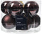 Kerstbal glas d6 cm z.trffl 10st