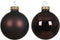 Kerstbal glas d6 cm z.trffl 10st