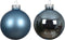 Kerstbal glas d7 cm ijsblauw 8st