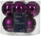 Kerstbal glas d7 cm violet ass 8st kerst