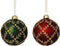 Kerstbal glas d8 cm a2 V
