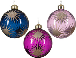 Kerstbal glas d8 cm a3 CLXXV kerst