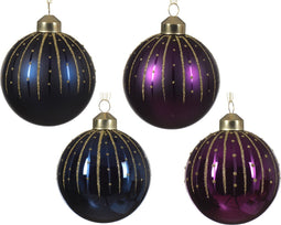 Kerstbal glas d8 cm a4 CCXXXI kerst