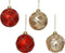 Kerstbal glas d8 cm a4 Z