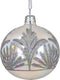 Kerstbal glas d8 cm iris transparant O