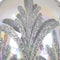 Kerstbal glas d8 cm iris transparant O