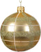 Kerstbal glas d8 cm licht goud a2 I kerst