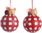 Kerstbal glas d8 cm multi a2 kerst