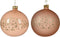 Kerstbal glas d8 cm rose a2 kerst