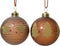 Kerstbal glas d8cm kaneel 3st