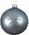Kerstbal glas d8cm mistig blauw a2