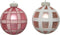 Kerstbal glas d8cm roze a2