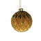 Kerstbal glas - Mica Ruitpatroon - Goud - 8 cm - werner Voss