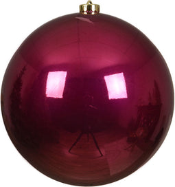 Kerstbal kunststof d14 cm groentappl