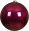 Kerstbal kunststof d14 cm groentappl