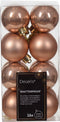 Kerstbal kunststof d4 cm rose 16st kerst